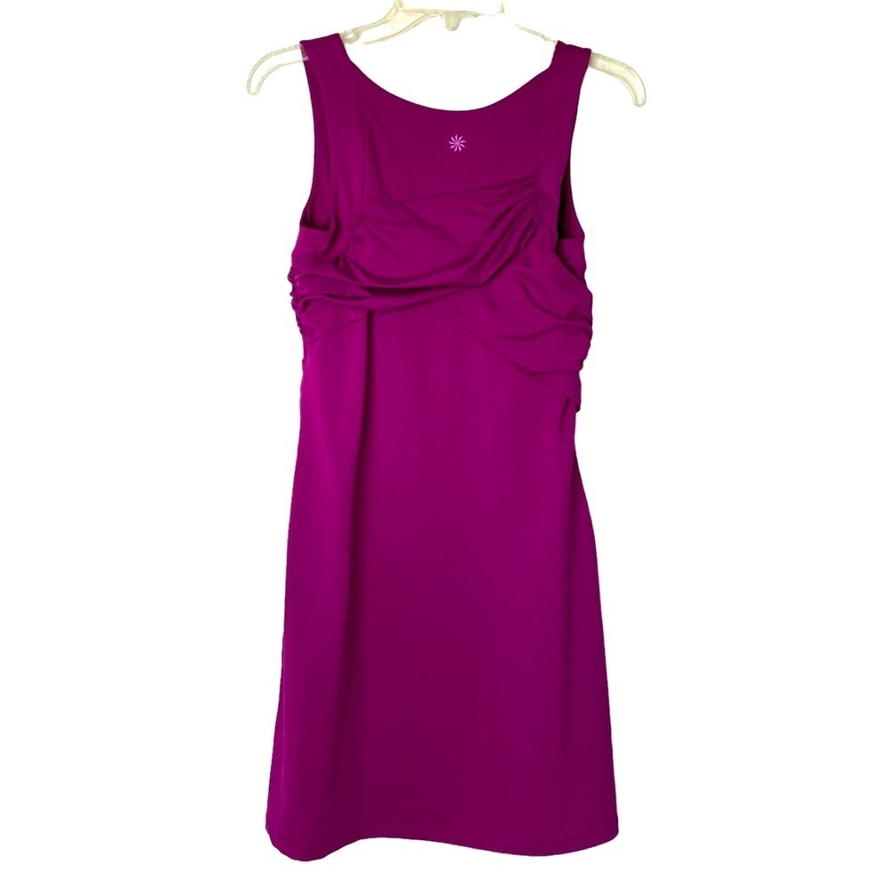 Athleta Dress Tangelo Sleeveless Twist Front Sport Berry/Purple (Size XS) - Picture 2 of 9